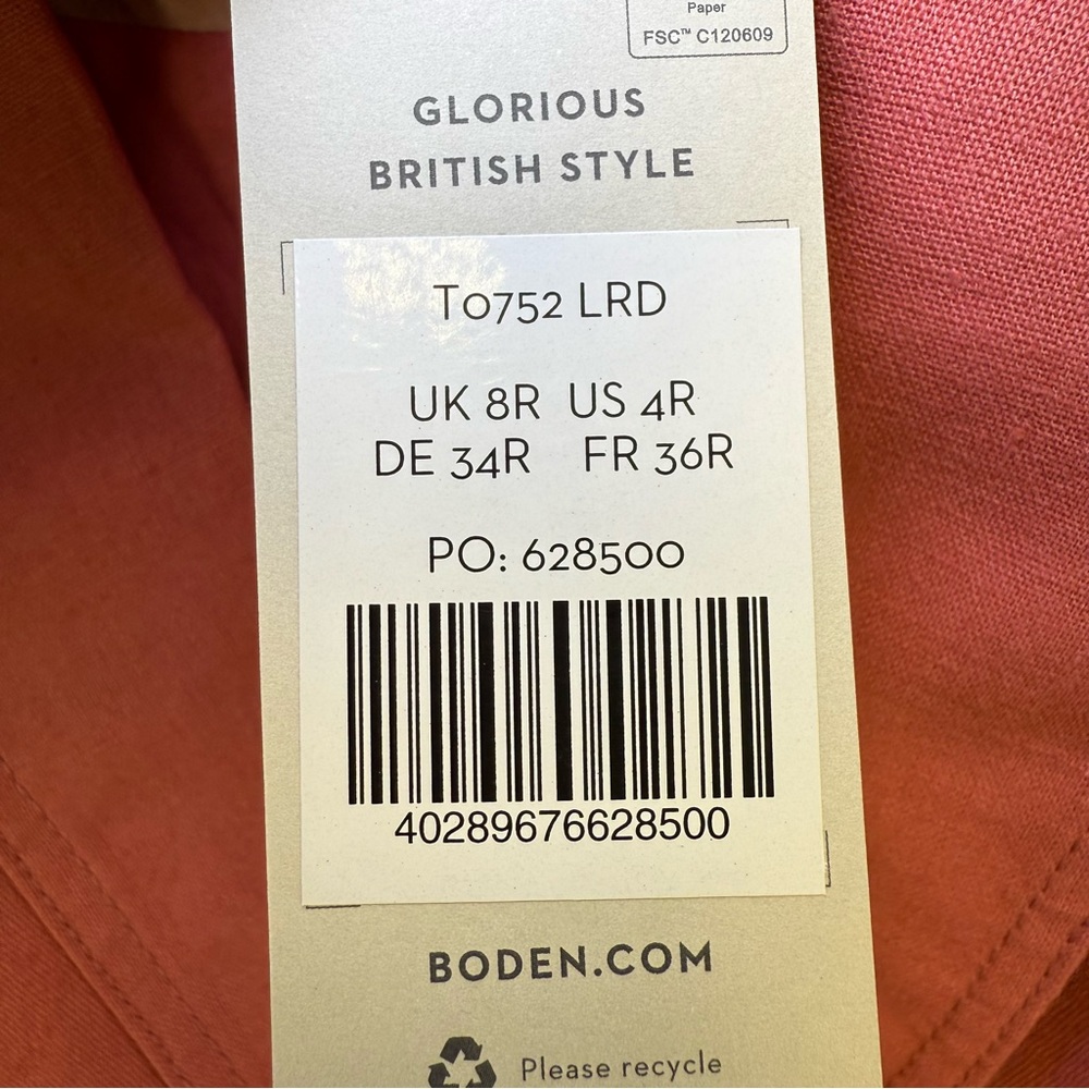 Boden Rose Pink Blazer - Picture 7 of 14